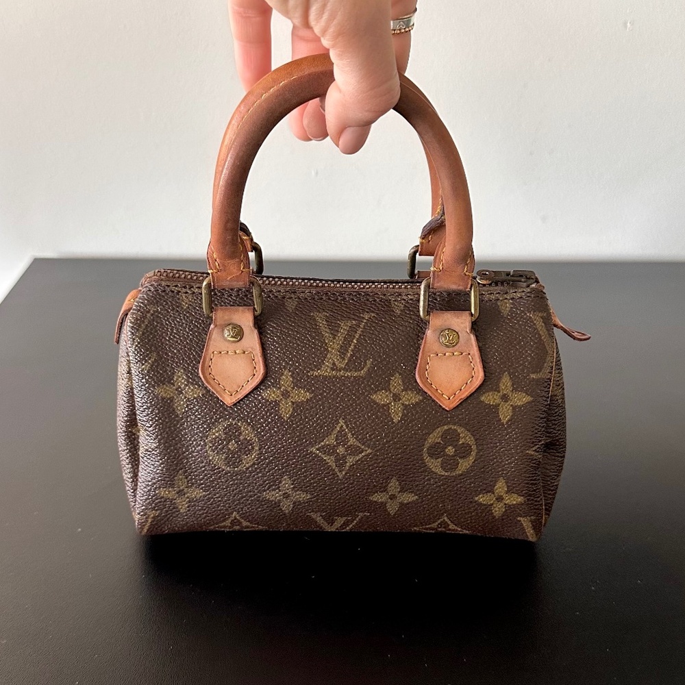 Authentic Vintage Louis Vuitton Monogram Speedy Nano Bag